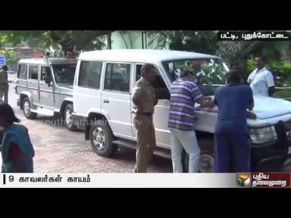 Lorry rams police van in Puducherry, 9 cops injured