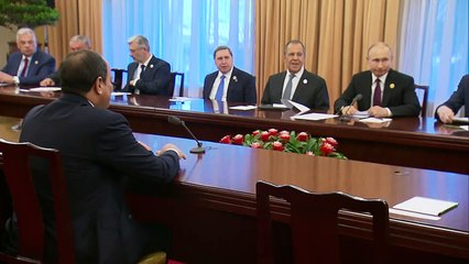 القمة المصرية الروسية.. بوتين يهنئ المصريين بنجاح الاستفتاء