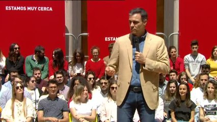 Pedro Sánchez: "No podemos especular con el voto"