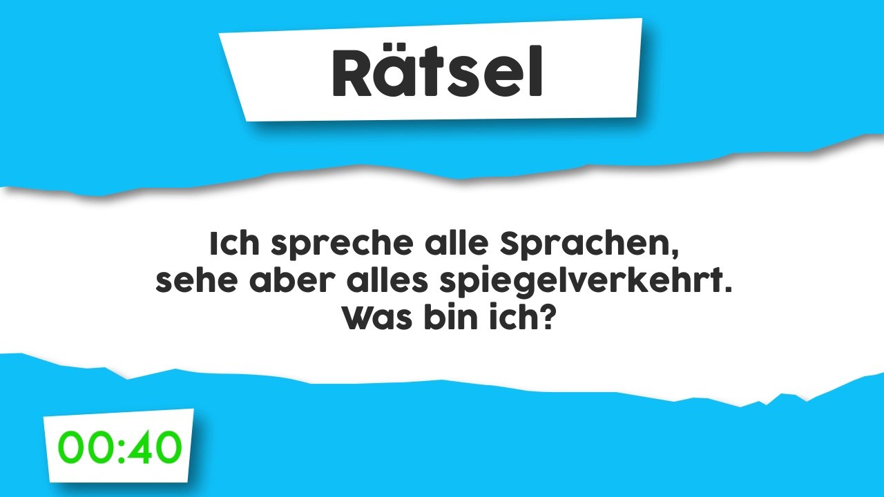 Rätsel : zweisprachig