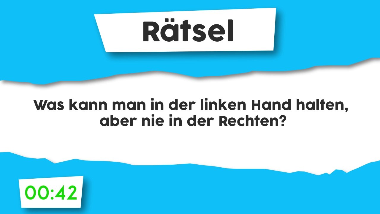 Rätsel : die Hand