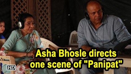 Asha Bhosle directs one scene of Gowariker's film