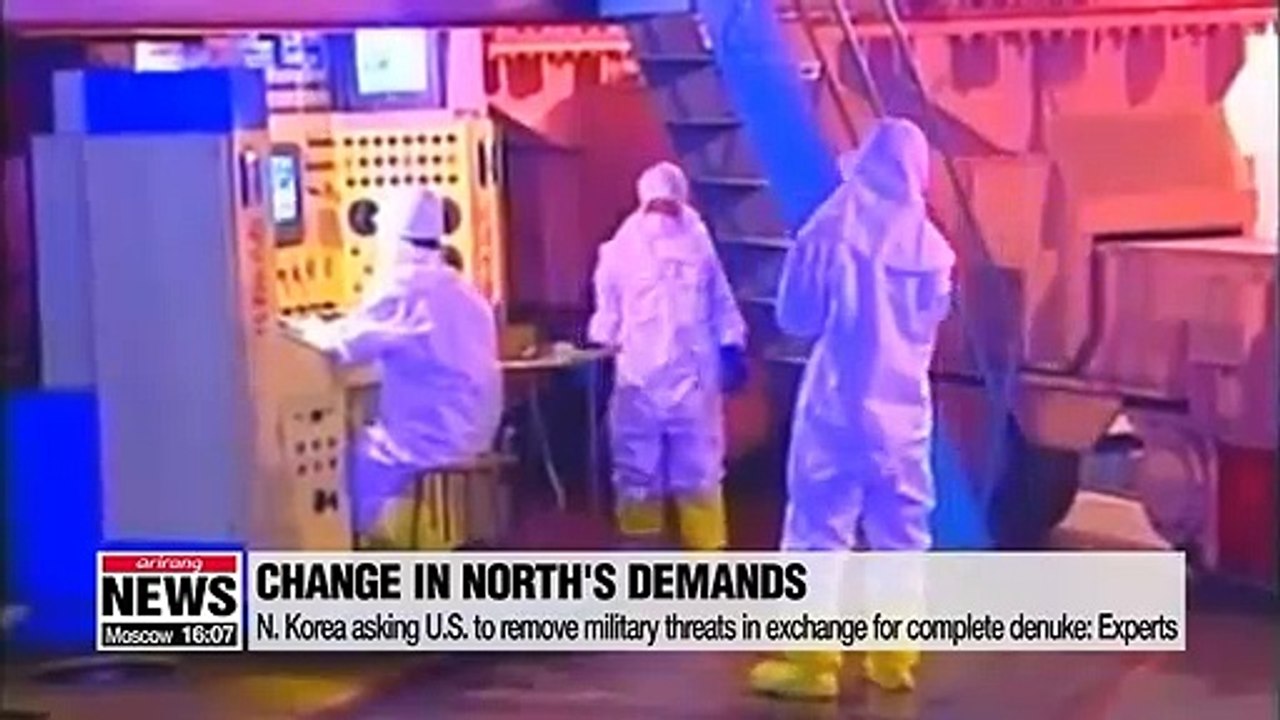 N. Korea asks for U.S. to remove military threats on the peninsula in exchange for complete denuke: Experts