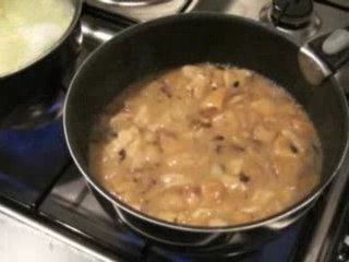 Velouté de cèpes et pommes de terre