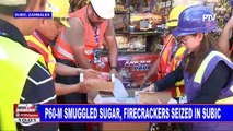 P60-M smuggled sugar, firecrackers seized in Subic