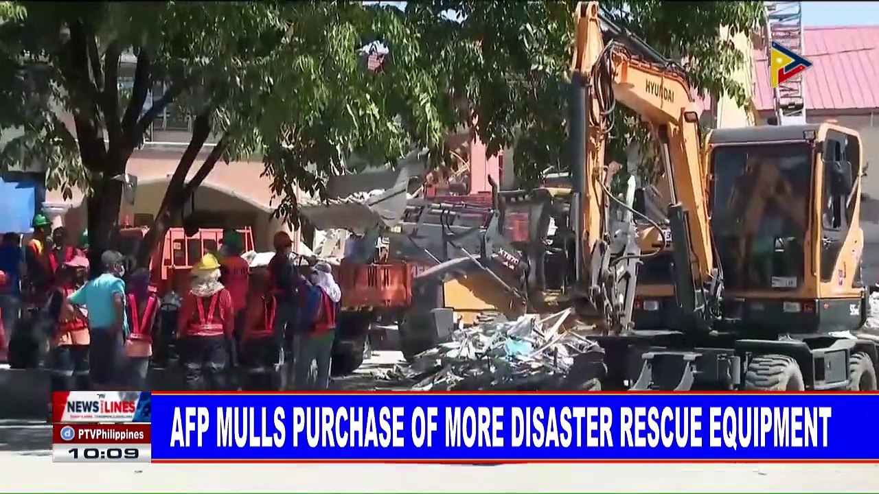 AFP mulls purchase of more disaster rescue equi...