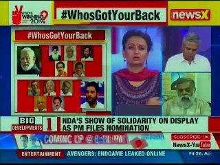 NDA's show of solidarity on display as PM Narendra Modi files nomination from Varanasi