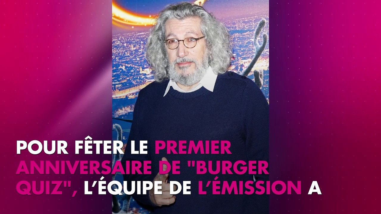 Burger Quiz fête son premier anniversaire : Alain Chabat reçoit un couple de stars