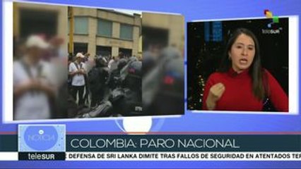 Colombia: represión policial contra el paro nacional
