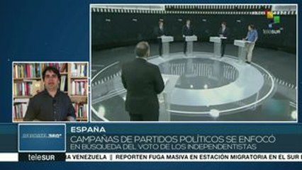 Partidos en Cataluña buscan el voto de indecisos de cara a comicios