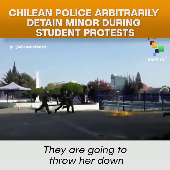 Chilean Police Arbitrarily Detain Minor During Student Protests