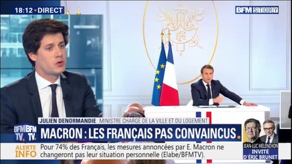Julien Denormandie : Le président a annoncé une baisse des impôts "sans précédent"