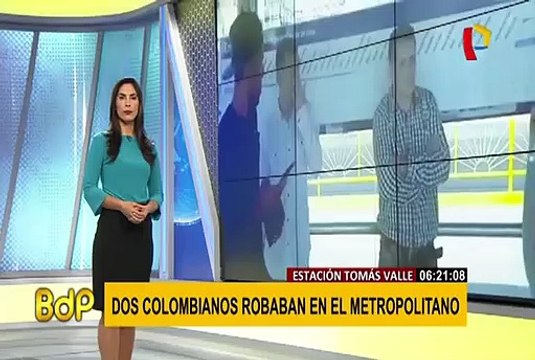 Independencia: capturan a sujetos que robaban celulares a pasajeros del Metropolitano