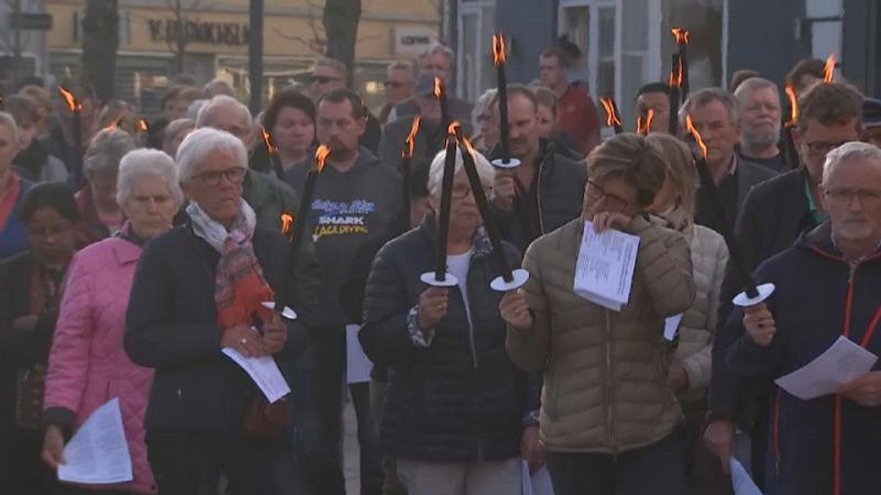 Trauermarsch in Dänemark für drei auf Sri Lanka getötete Kinder