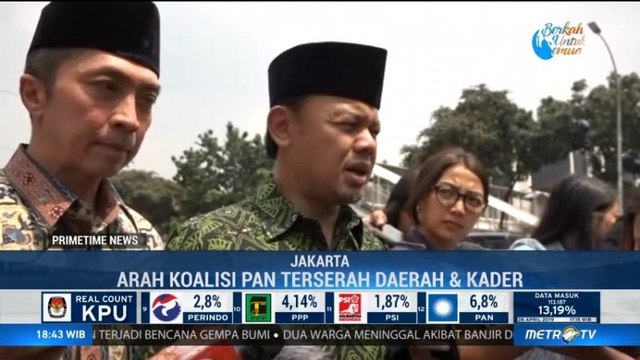 PAN Percayakan Rekapitulasi Suara Nasional ke KPU