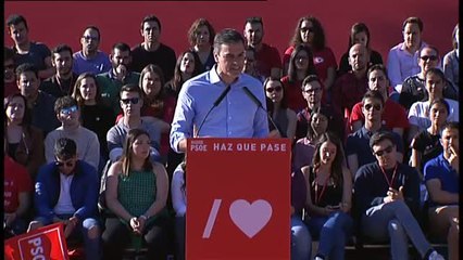 Sánchez advierte de la "amenaza real" de que la derecha pacte con la ultraderecha tras las elecciones del 28A