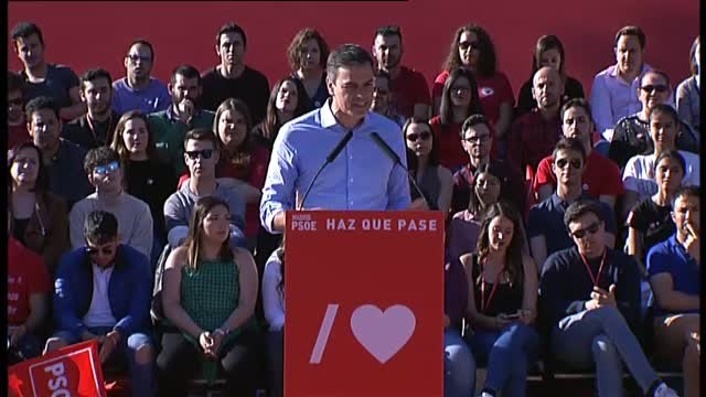 Sánchez advierte de la amenaza real de que la derecha pacte con la ultraderecha tras las elecciones del 28A