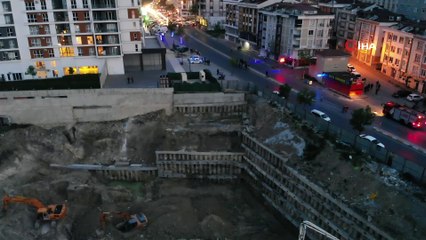 Esenyurt’ta sokak ve caddeler havadan görüntülendi