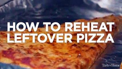 How to Reheat Pizza So It Tastes as Good as Day One