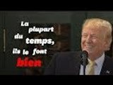 Donald Trump aime la presse (mais seulement pour un discours)