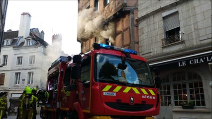 Deuxième incendie en une après-midi au centre-ville de Chalon