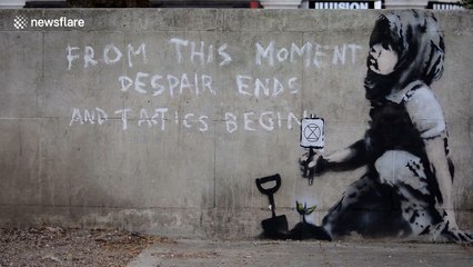 London Extinction Rebellion mural is a Banksy, says expert