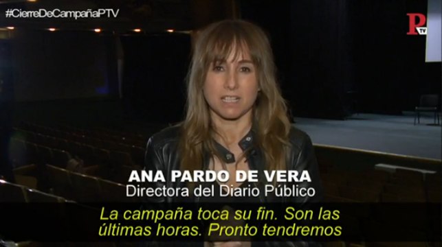 ¿Por qué nadie debe quedarse en casa el 28A? Este es el mensaje de Ana Pardo de Vera