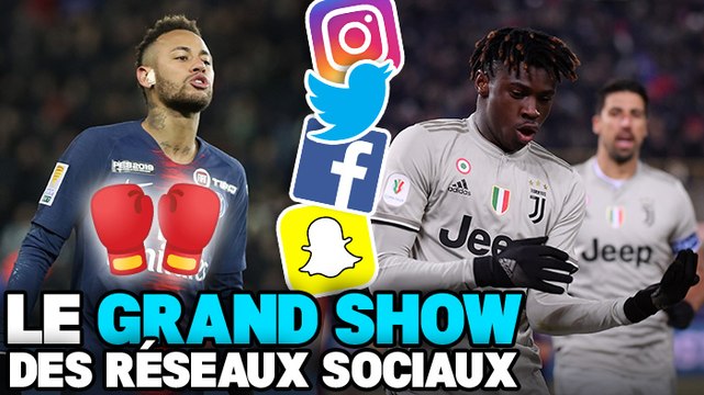 La danse endiablée de Moise Kean, Neymar en mode boxeur : le Grand Show des Réseaux Sociaux