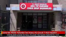 İzmir'de Piknik Yolunda Feci Kaza, 4'ü Çocuk 7 Kişi Hayatını Kaybetti