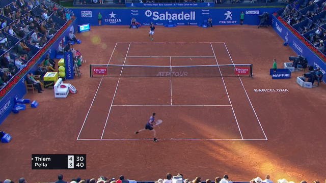 تنس:بطولة برشلونة المفتوحة: تيم يهزم بيلا 7-5 و 6-2
