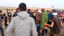 - İsrail askerleri Gazze sınırında 60 Filistinliyi yaraladı