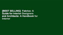 [BEST SELLING]  Fabrics: A Guide for Interior Designers and Architects: A Handbook for Interior