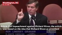 Lindsey Graham Once Said Not Complying With Congressional Oversight Was An Impeachable Offense