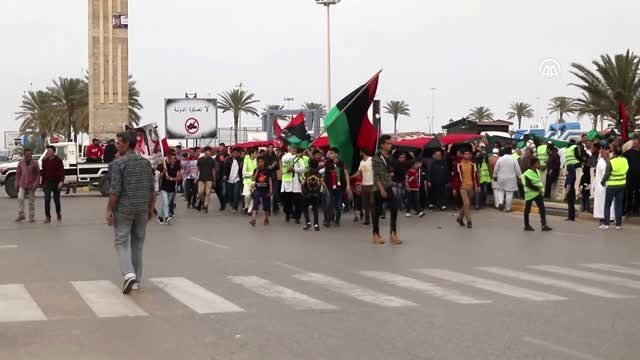Libya'da Hafter Saldırılarına Sarı Yelekli Protesto - Trablus