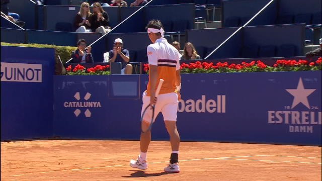 Nishikori blasts past Carballes Baena