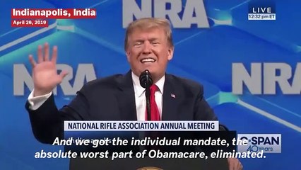 Trump Makes Another Veiled Attack On John McCain During NRA Speech