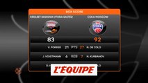 Le CSKA Moscou s'impose à Vitoria et se qualifie pour le Final Four - Basket - Euroligue (H)