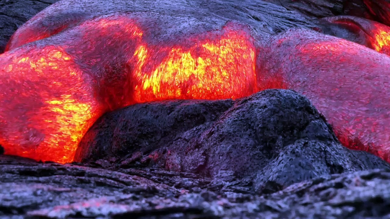 Inflating Pahoehoe Lava