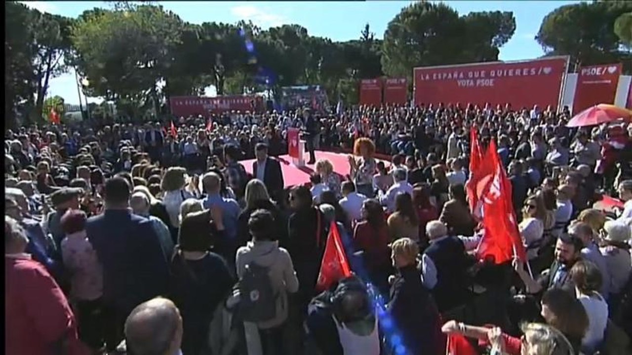 Wahlkampfende in spanien