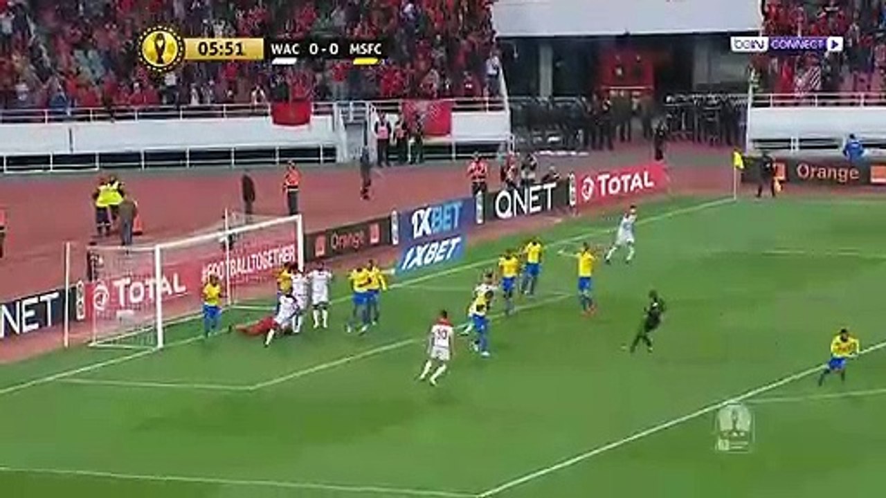 ملخص مباراة واهداف الوداد المغربي وصن داونز الجنوب أفريقي (2-1)