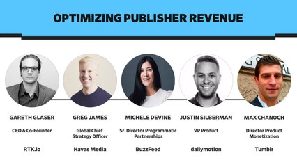 Optimizing Publisher Revenue Panel