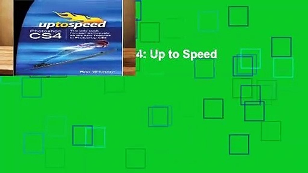 Adobe Photoshop CS4: Up to Speed  Review