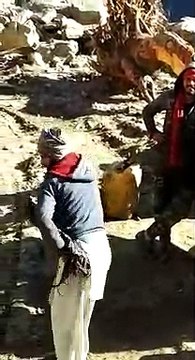 Dancing in Desi village style