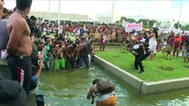 Indígenas cierran protesta en Brasilia con críticas a Bolsonaro