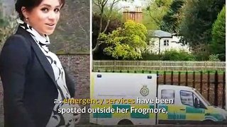Meghan Markle baby: ambulance arrives at Frogmore Cottage!