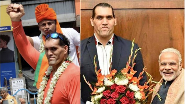 Lok Sabha Election 2019 : Wrestler Khali campaigns for BJP’s candidate Anupam Hazra | Oneindia News