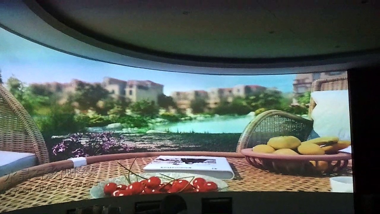 4-channel fusion projection large screen