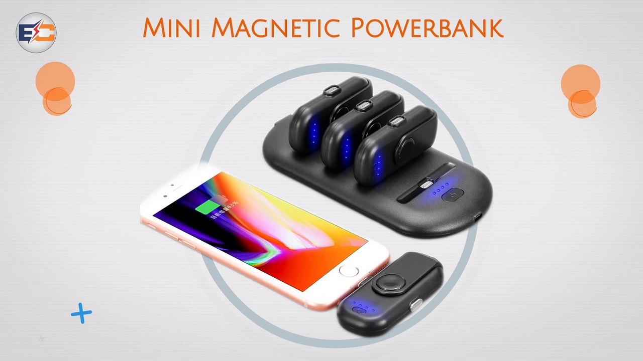 Portable Mini Magnetic Power Bank (LS-006-1)