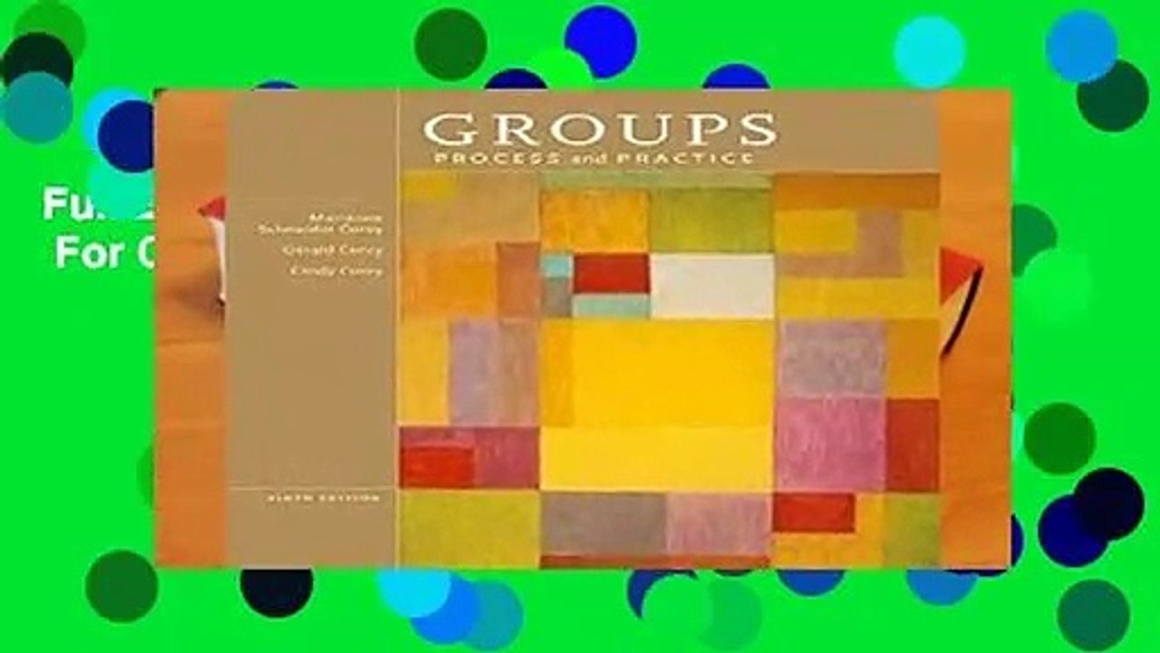 Full E-book Groups: Process and Practice  For Online
