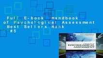 Full E-book  Handbook of Psychological Assessment  Best Sellers Rank : #5